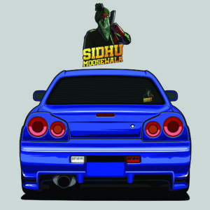 Sidhu Moosewala Tribute To Legend Car Sticker GTA Style  Punjabi Car Sticker